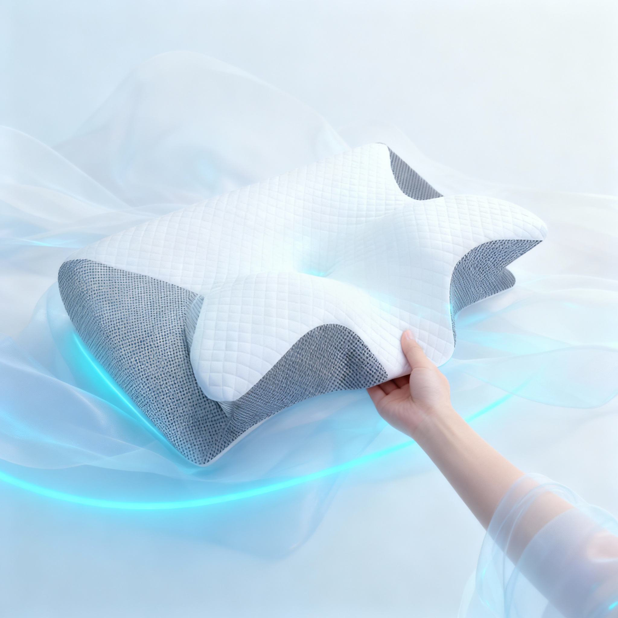 Neversleepless® Ergonomic Butterfly Pillow